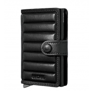 Premium Miniwallet Emboss Lines Black Porte Cartes Secrid Mel-Black Boutique Strasbourg Online cuir