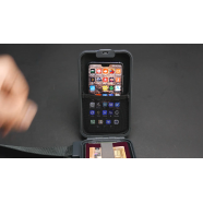 Sacoche Phone Sling Bag & Wallet aluminium Black PB Ögon