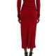 Jupe rouge plissé arrière A Line RP01D 2343 CC 03 Rick Owens Femme boutique strasbourg conceptstore skirt woman