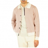 Blouson cardigan rouge blanc M2R 080Y M22064 02 Paul Smith Homme boutique strasbourg online concept store men jacket