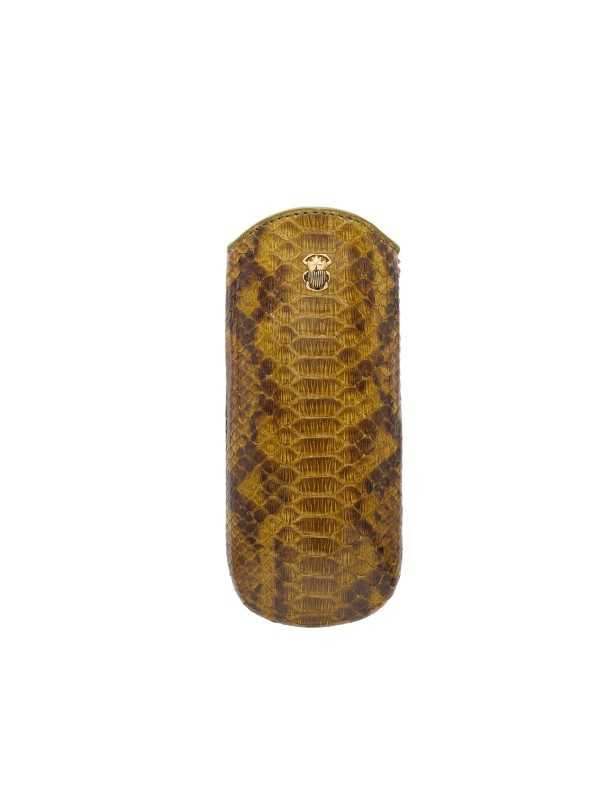 Etui Maya lunettes Python Kaki 3093 Claris Virot boutique online strasbourg sunglasses concept store