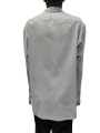Chemise Pression Col V Flanelle ciel Snap collar Rick Owens Homme RU02D6290 FL 36 Boutique Strasbourg shirt men fashion