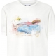 T-shirt Blanc paysage mer Naples manches courtes U40021M M4511 A01 JACOB COHEN Homme strasbourg france boutique vêtement