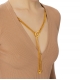 Top col v beige Nude en Viscose côtelé avec collier Elisabetta Franchi Femme MK39S Boutique Strasbourg online woman