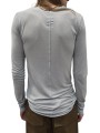 T-shirt Double ciel Double LS T Rick Owens Homme RU026257 UC 36 Boutique Strasbourg Online Avant garde Men Dark Fashion