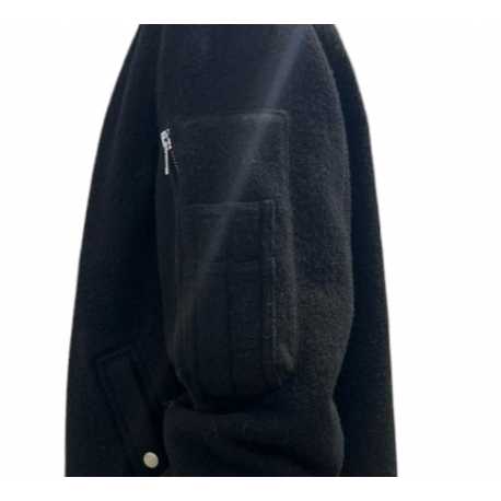 Bomber Laine noir Classic Flight Rick Owens Homme RU02D6789 WLD 09 strasbourg france shopping vêtements alsace men jacket
