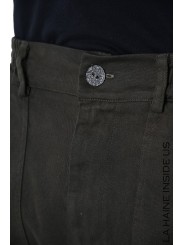 Pantalon poches revers Kaki coton stretch LM192 La Haine Inside Us Homme Alsace Strasbourg Boutique Online 