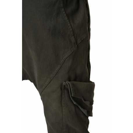 Pantalon poches revers Kaki coton stretch LM192 La Haine Inside Us Homme Alsace Strasbourg Boutique Online 