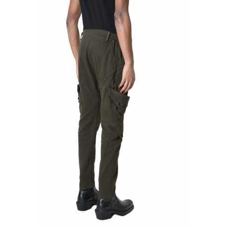 Pantalon poches revers Kaki coton stretch LM192 La Haine Inside Us Homme Alsace Strasbourg Boutique Online 