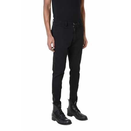Pantalon Noir coton stretch coutures LM228 La Haine Inside Us Homme Alsace Strasbourg Boutique Online 