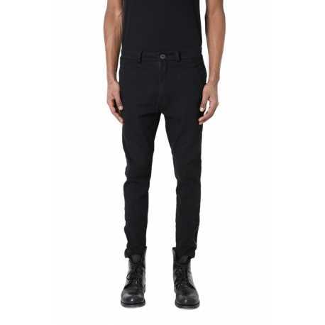 Pantalon Noir coton stretch coutures LM228 La Haine Inside Us Homme Alsace Strasbourg Boutique Online 