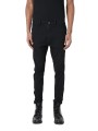 Pantalon Noir coton stretch coutures LM228 La Haine Inside Us Homme Alsace Strasbourg Boutique Online 