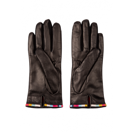 Gants cuir Noir bord brode baya W1A 430GL J459 79