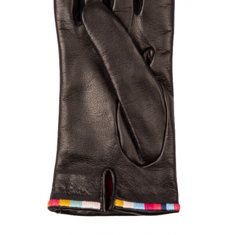 Gants cuir Noir bord brode baya W1A 430GL J459 79