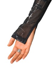 T-shirt resille imprimé marbré noir blanc LW788 La Haine Inside Us Femme boutique strasbourg france shop vêtements shop