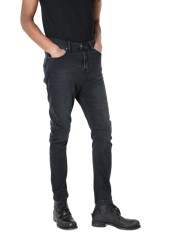 Jeans Noir stretch coutures genou LM218 La Haine Inside Us Homme Alsace Strasbourg Boutique Online 