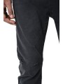 Jeans Noir stretch coutures genou LM218 La Haine Inside Us Homme Alsace Strasbourg Boutique Online 