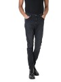 Jeans Noir stretch coutures genou LM218 La Haine Inside Us Homme Alsace Strasbourg Boutique Online 