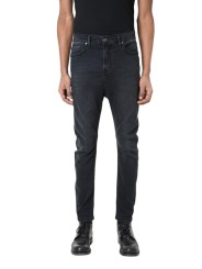 Jeans Noir stretch coutures genou LM218 La Haine Inside Us Homme Alsace Strasbourg Boutique Online 