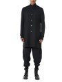 Manteau noir classique col officier LM238 La Haine Inside Us Homme Alsace Strasbourg Boutique Online 