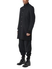 Manteau noir classique col officier LM238 La Haine Inside Us Homme Alsace Strasbourg Boutique Online 