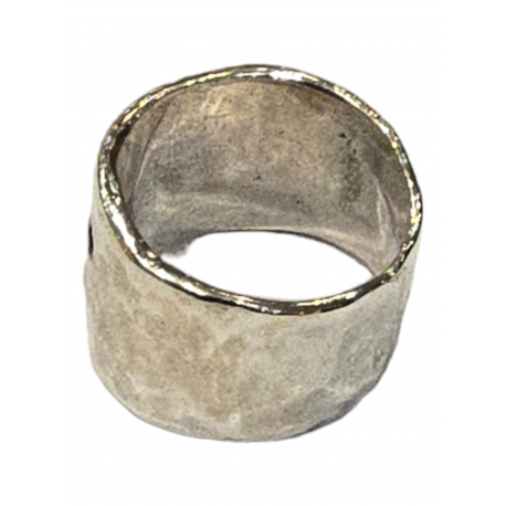 Bague Cora Large Argent 1 Diamant Noir 0.14ct Rosa Maria boutique concept store strasbourg france online ring