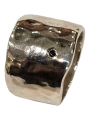 Bague Cora Large Argent 1 Diamant Noir 0.14ct Rosa Maria boutique concept store strasbourg france online ring