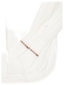 Chemisier blanc soie poignet ganse bayadère W1R 354B N10618 01