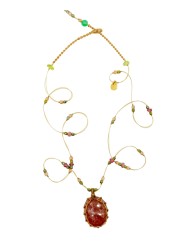 Collier Tibétain Stib Strawberry Rose Sharing Bijoux Boutique Strasbourg Jewelery online Concept store