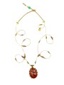 Collier Tibétain Stib Strawberry Rose Sharing Bijoux Boutique Strasbourg Jewelery online Concept store