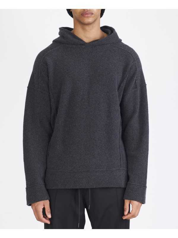 Hoodies Mérinos Cachemire Gris Isabel Benenato Homme UK21 80 Strasbourg Boutique Online Mode 