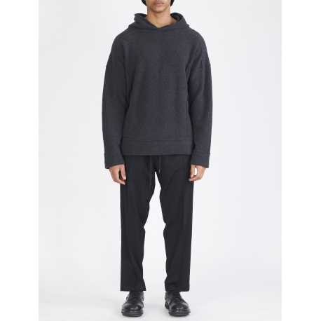 Hoodies Mérinos Cachemire Gris Isabel Benenato Homme UK21 80 Strasbourg Boutique Online Mode 