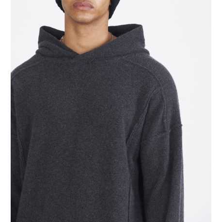 Hoodies Mérinos Cachemire Gris Isabel Benenato Homme UK21 80 Strasbourg Boutique Online Mode 