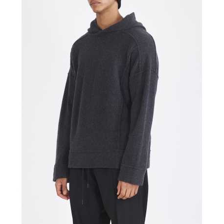 Hoodies Mérinos Cachemire Gris Isabel Benenato Homme UK21 80 Strasbourg Boutique Online Mode 