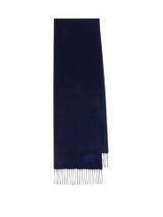 Echarpe unie Cachemire Navy M1A 150K N163 47 Paul Smith Homme Femme Boutique Strasbourg FRance Accessoire