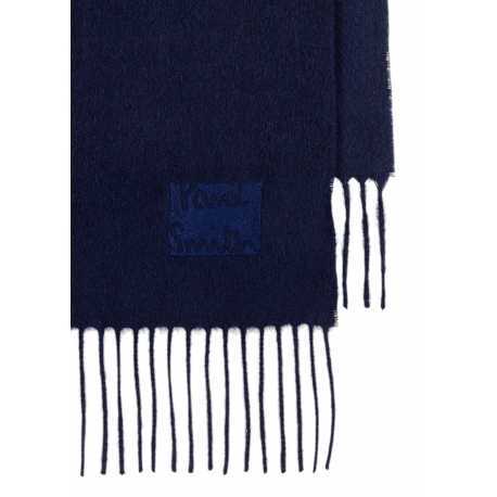Echarpe unie Cachemire Navy M1A 150K N163 47 Paul Smith Homme Femme Boutique Strasbourg FRance Accessoire