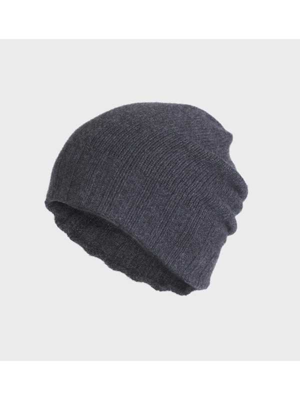 Bonnet Gris Cachemire 100% Isabel Benenato femme homme UK83 80 Strasbourg mode boutique online mixte accessoire hiver