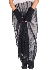 Mitaines tricot irrégulier Noir Isabel Benenato homme femme DK64 01 strasbourg boutique online mode mixte accessoire 