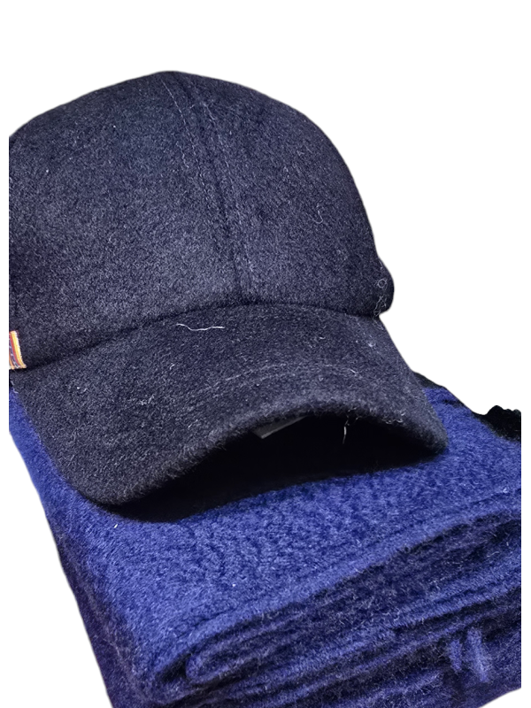 Casquette laineuse Bande Baya côté Navy M1A 987DT N086 49 Paul Smith Homme