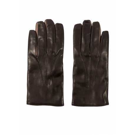 Gants cuir Choco entres doigts Taupe M1A 415GL M251 66 Paul Smith Homme gloves man strasbourg boutique shop online