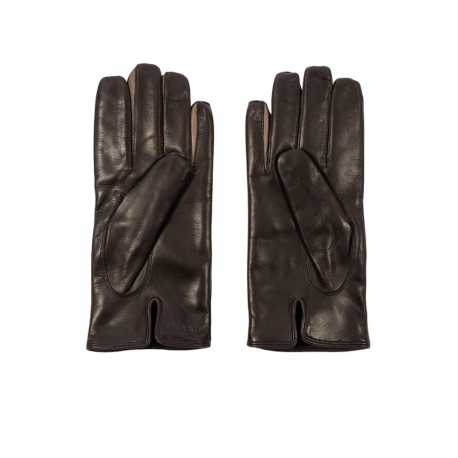 Gants cuir Choco entres doigts Taupe M1A 415GL M251 66 Paul Smith Homme gloves man strasbourg boutique shop online