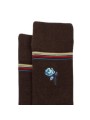 Chaussettes choco Fleur Rose brodée Bleue M1A 380NE N291 66 Paul Smith Homme Boutique Strasbourg Socks shop online