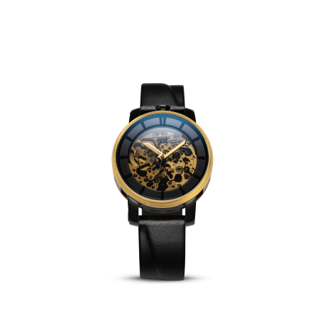 Montre_automatique_Rehab_s r360 02_gold_cuir_suède_Fob_paris_bijoux_mixte_mode_shop_online_boutique_strasbourg_france