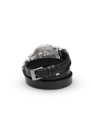 Montre R360 argent Lucia triple cuir Black Thin 2 SS Parts R360C 16 R360S 118 Fob Paris boutique strasbourg store watch