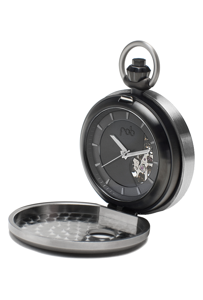 Montre Gousset R40 Sisyphos Silver Chain R40C 06ACC 04 Fob Paris