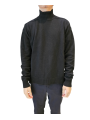 Pull col montant noir cachemire Rick Owens Homme RU02D 6685 WSBR 09 Strasbourg Boutique Online Mode 