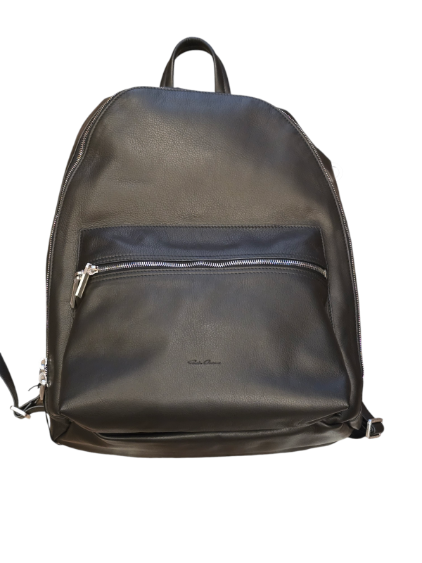 SAC A DOS BACKPACK CUIR LISSE NOIR POCHES ZIPPEES RA02D 0571 LCN 09 RICK OWENS strasbourg boutique online bag store