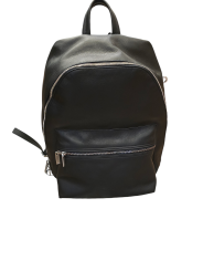 SAC A DOS BACKPACK CUIR LISSE NOIR POCHES ZIPPEES RA02D 0571 LCN 09 RICK OWENS strasbourg boutique online bag store