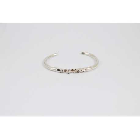 Bracelet en argent sterling Diamants Cognac 6p, 0.16ct BR BASAK 3 S ST DIA CO Rosa Maria Jewellery boutique Strasbourg