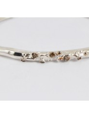 Bracelet en argent sterling Diamants Cognac 6p, 0.16ct BR BASAK 3 S ST DIA CO Rosa Maria Jewellery boutique Strasbourg